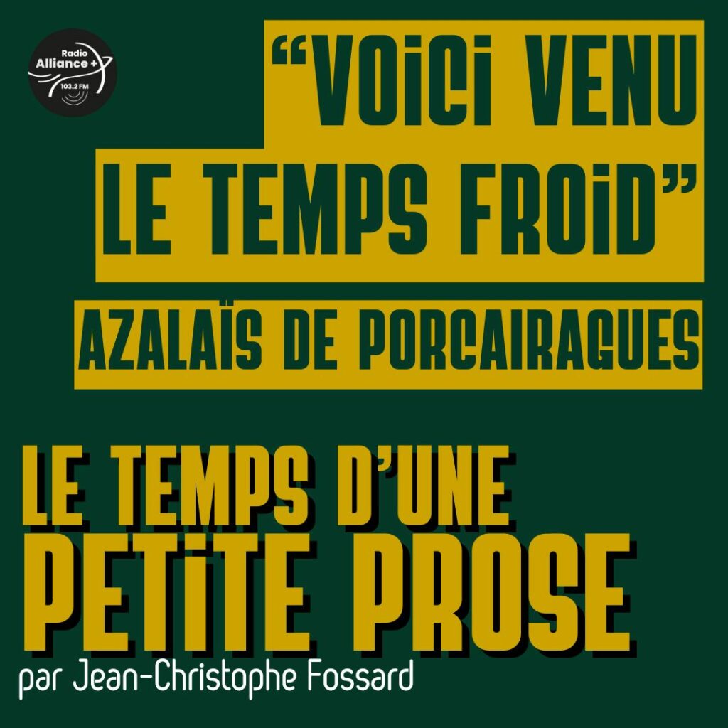 2608 "Voici venu le temps froid" Azalaïs de Porcairagues