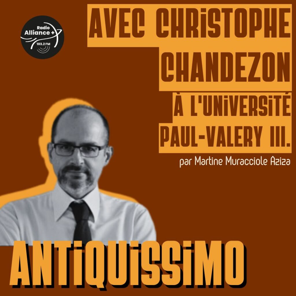 Avec Christophe Chandezon à l'Université Paul-Valery III.