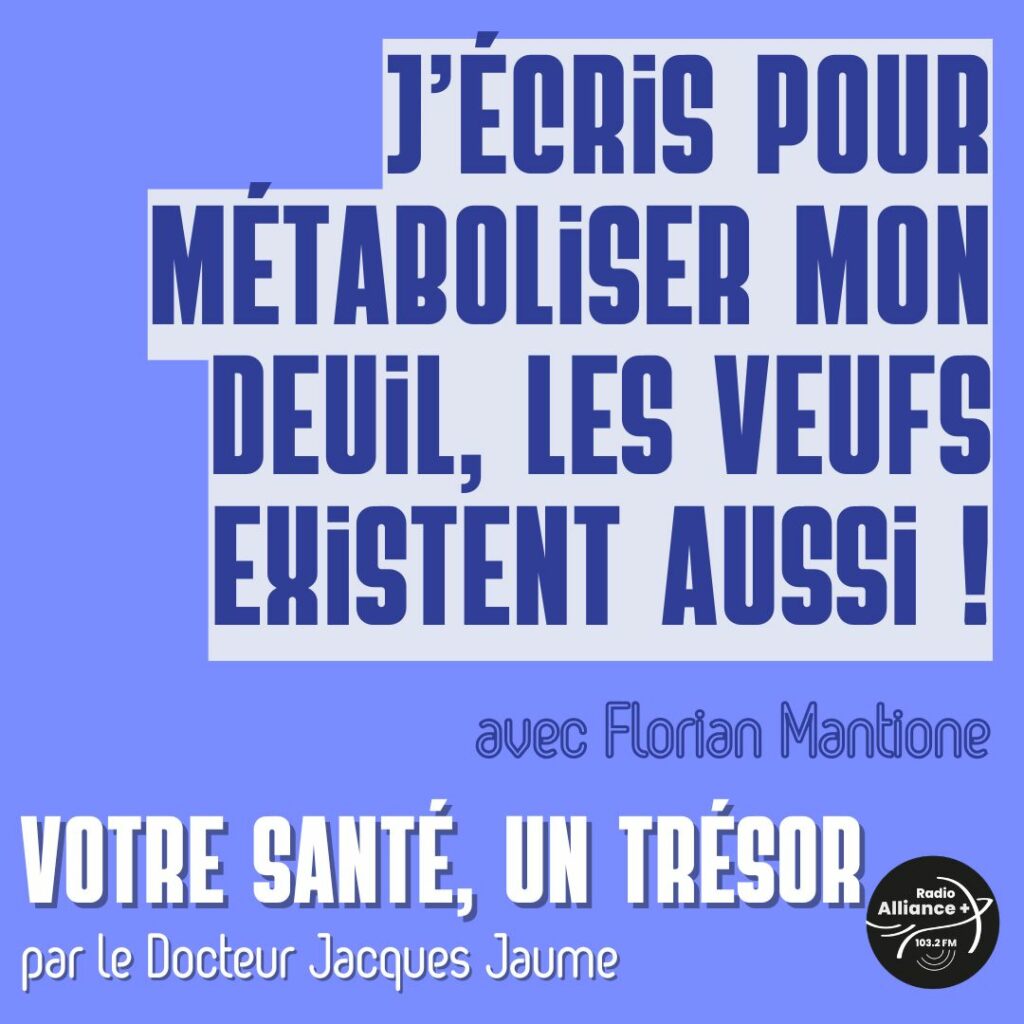J’écris pour métaboliser mon deuil, les veufs existent aussi !