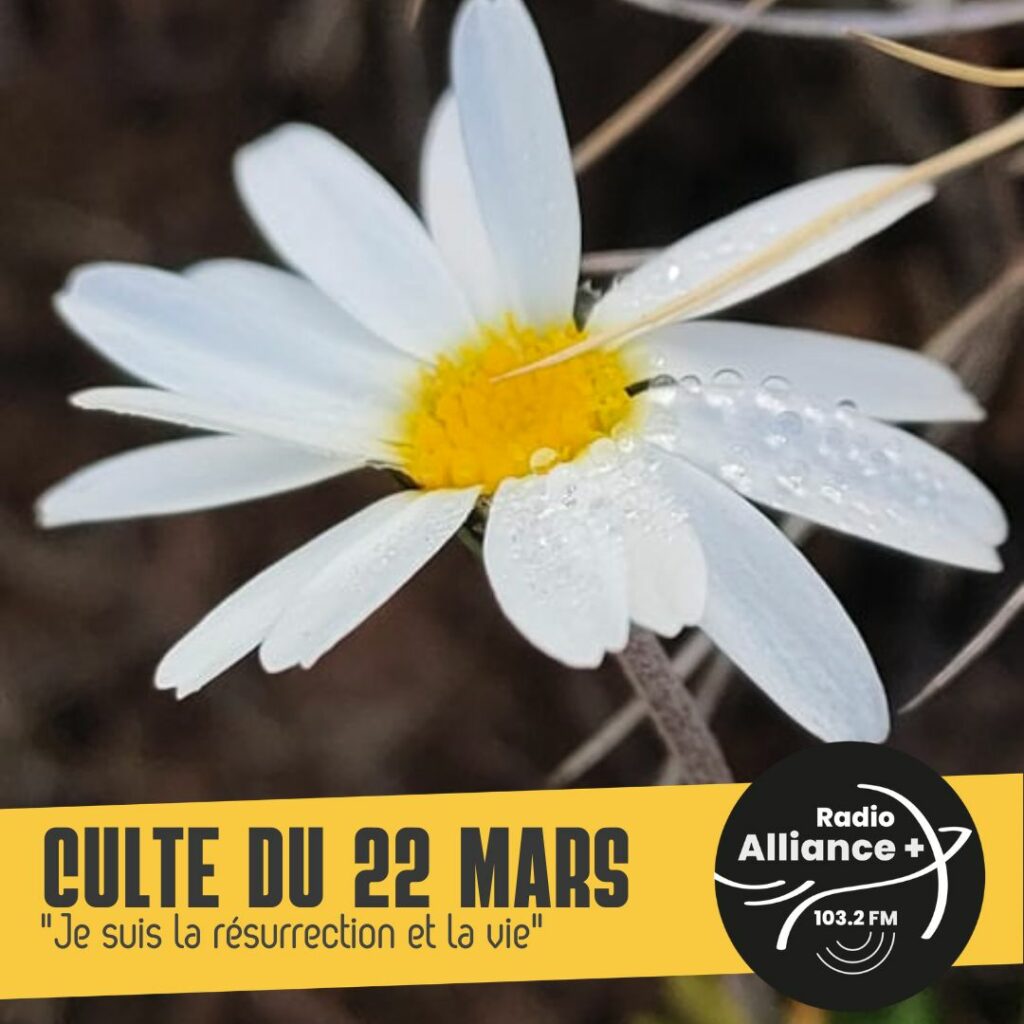 Culte du 22 mars : "Je suis la résurrection et la vie"
