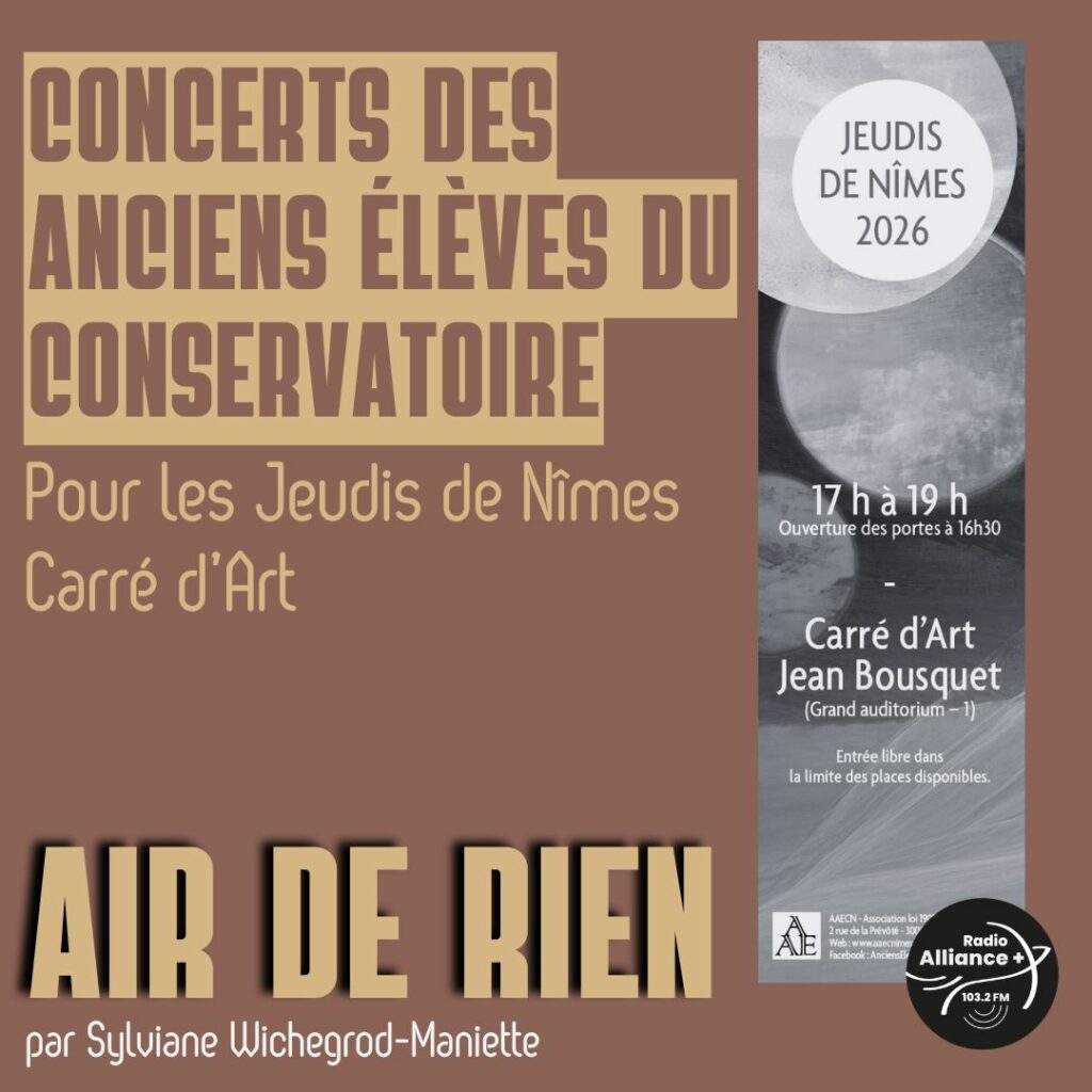Concerts des anciens élèves du Conservatoire au Carré d’Art Concerts des anciens élèves du Conservatoire au Carré d’Art